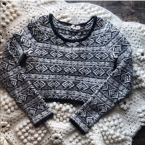 ANTHROPOLOGIE cropped wool sweater